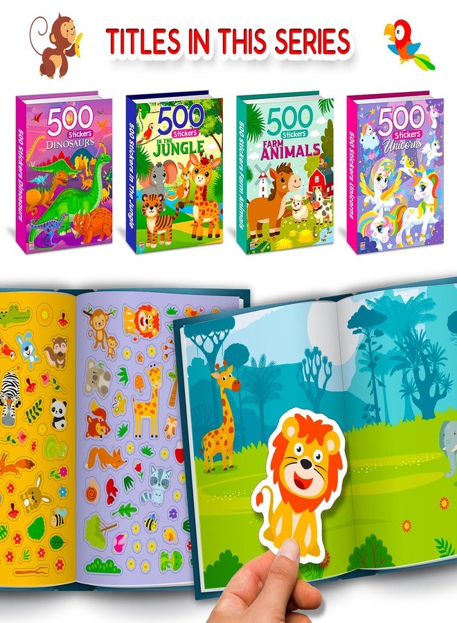BRIJBASI My First 500 Animals Sticker Activity Book for Kids, Children and Toddlers - Fun Activity with Coloring - Ages 3+ Years (Unicorn) - Image 3
